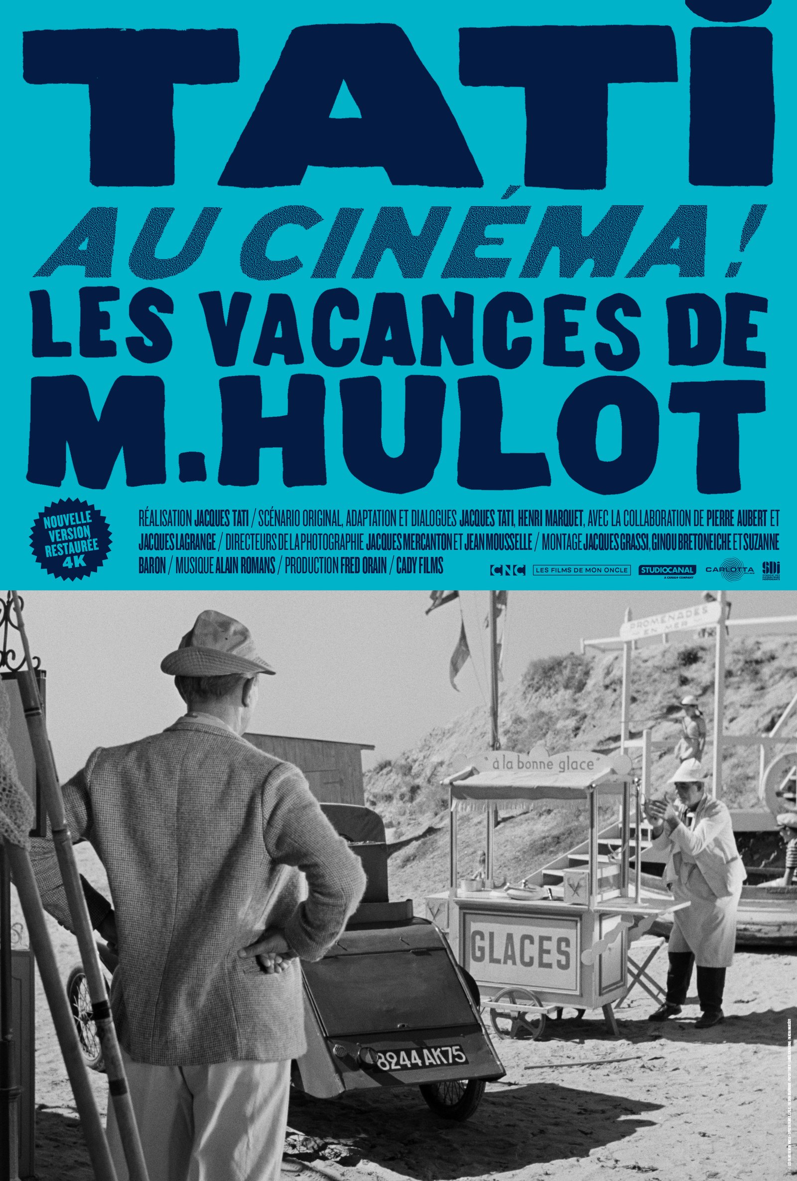 Affiche Les Vacances de Monsieur Hulot
