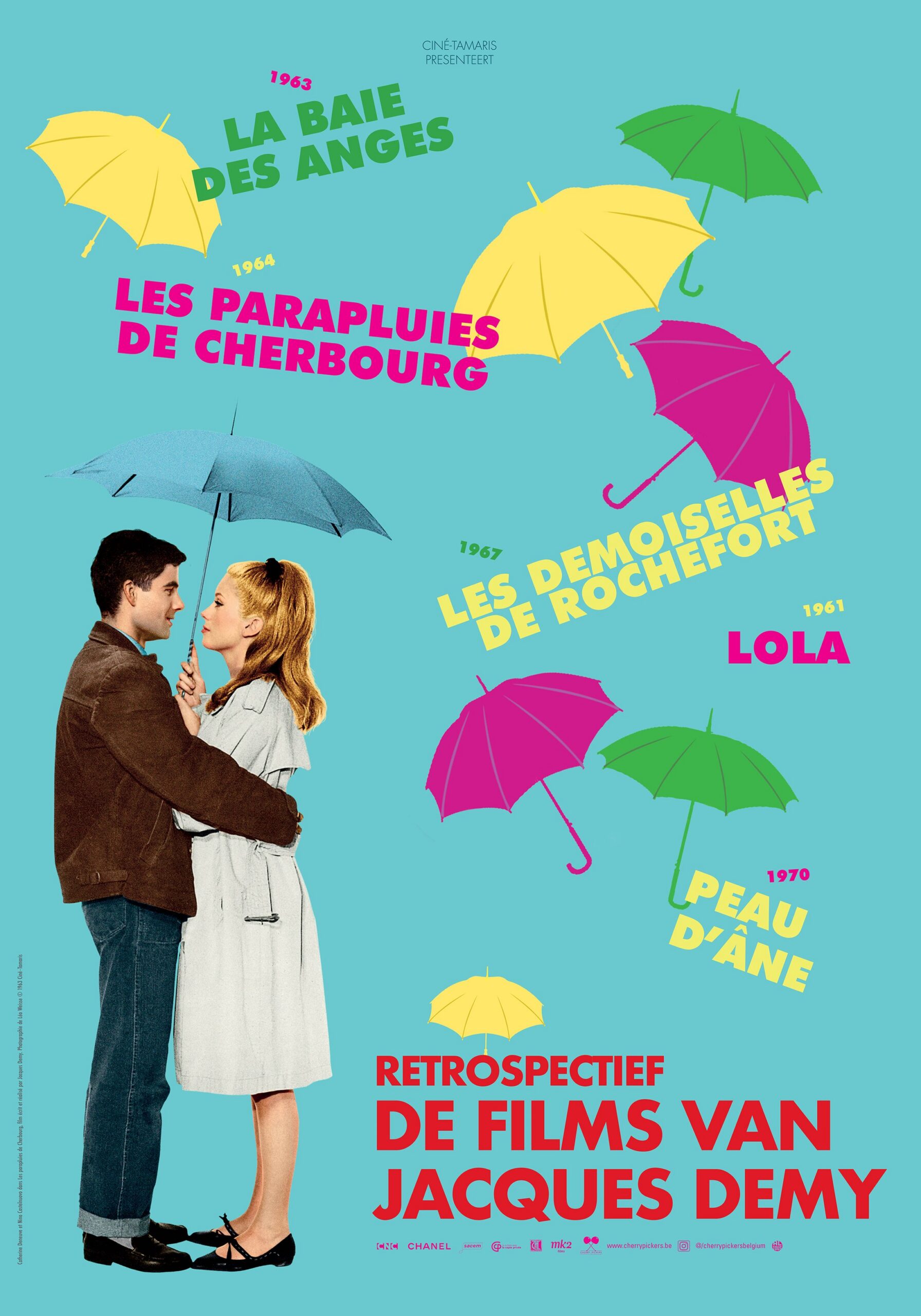 Affiche Jacques Demy retrospectief